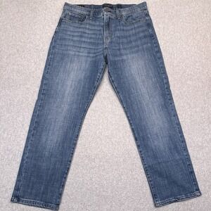 Lucky‎ Brand 221 Original Straight Jeans Men's 36x29* Medium Wash Denim Stretch